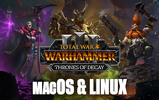 Acoge el Caos en Thrones of Decay, disponible ya para Total War: WARHAMMER III en macOS y Linux