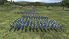 Благородные французские рыцари выступают из лагеря на битву при Азенкуре.