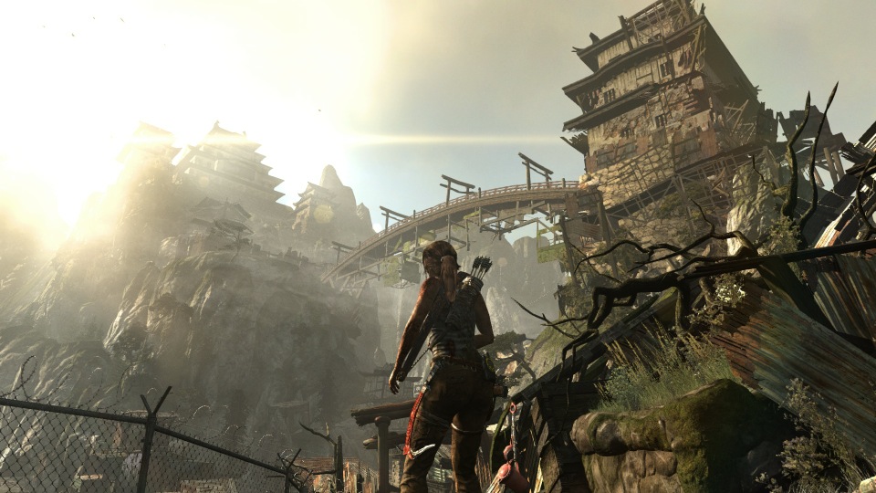 Deep within the island of Yamatai, Lara discovers an ancient monastery-turned-fortress.