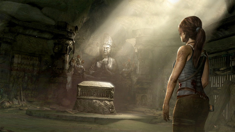 Lara’s search takes her to the temple of Himiko, Sun Queen of Yamatai.
