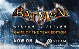 Wayne Technologies enthüllen die Steamversion von Batman: Arkham Asylum - Game of the Year Edition 