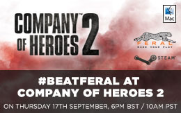 Face the Feral forces on Steam for Company of Heroes 2 Mac multiplayer September 17th