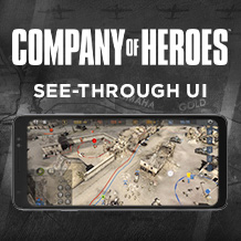 Обзор функций – просвечивающийся интерфейс в Company of Heroes для iPhone и Android