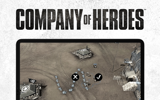 Company of Heroes pour iPad — Structures défensives sur le champ de bataille