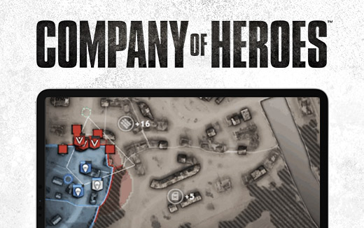 Company of Heroes pour iPad — La carte tactique