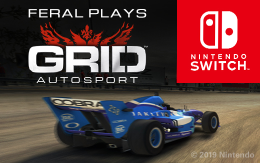 Grande largada: a Feral joga GRID™ Autosport no Nintendo Switch
