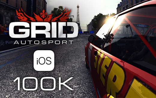 Roaring past a milestone — GRID Autosport for iOS tops 100,000 units