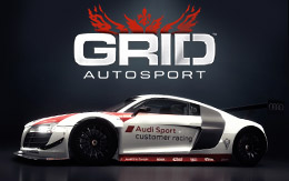 Race to the spectator stands for a GRID Autosport iOS trailer