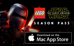 Go above and beyond with the LEGO® Star Wars™: The Force Awakens Season Pass, now available on the Mac App Store!