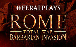 The destiny of an empire. #FeralPlays ROME: Total War - Barbarian Invasion for iPad