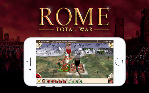 Sortie repoussée et premier trailer pour ROME: Total War sur iPhone