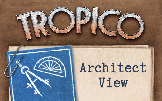 El Presidente präsentiert den Architekt-Modus — ein neues Städtebau-Feature von Tropico auf dem iPad