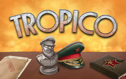Tropico pour iPad vous invite à vous installer confortablement à votre propre bureau de dictateur !