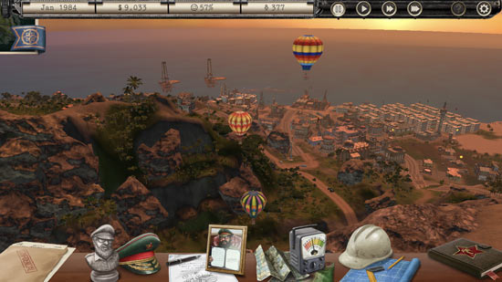 Tropico for iPhone balloons screenshot