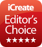 iCreate Editor's Choice badge