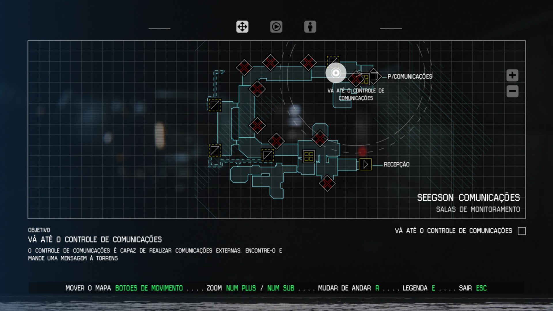 Image of map screen