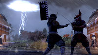 Under ominous skies, two samurai fight to the death.