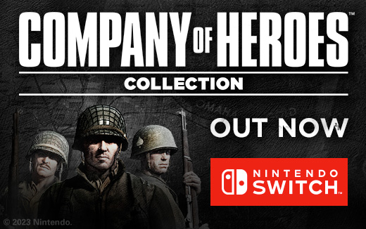 Es ist Zeit, Geschichte zu schreiben – die Company of Heroes Collection – ab sofort für Nintendo Switch erhältlich!