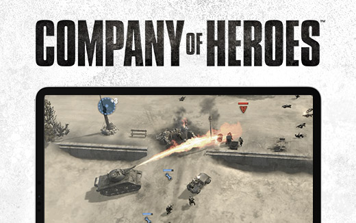 Company of Heroes para iPad — Gerenciamento de esquadrão
