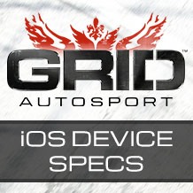 Ajuste seus controles para pilotar - confira os requisitos de GRID Autosport para iPad e iPhone
