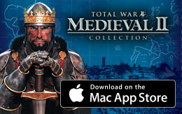 Illumina l'oscurità del Medioevo in Mac App Store con Medieval II: Total War™ Collection