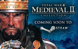 The Medieval II: Total War™ Collection gallops to Steam for Mac and Linux on January 14th