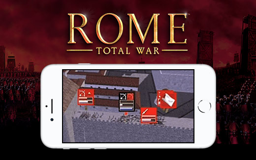 Mit dem Einheiten-Kampfstatus behältst du in ROME: Total War für iPhone die Oberhand