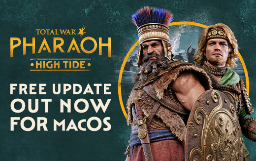 L'update gratuito "High Tide" per Total War: PHARAOH è ora su Steam: arrivano due nuove fazioni!