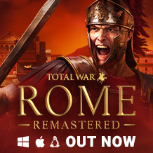 The bright light of a new dawn shines on the Roman Empire! Total War: ROME REMASTERED is out now for Windows, macOS & Linux