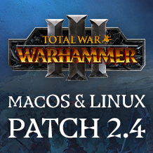 El parche 2.4 permite disfrutar de Imperios inmortales a todos los jugadores de Total War: WARHAMMER III en macOS y Linux