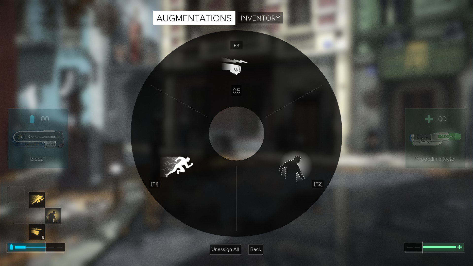 Augmentation wheel