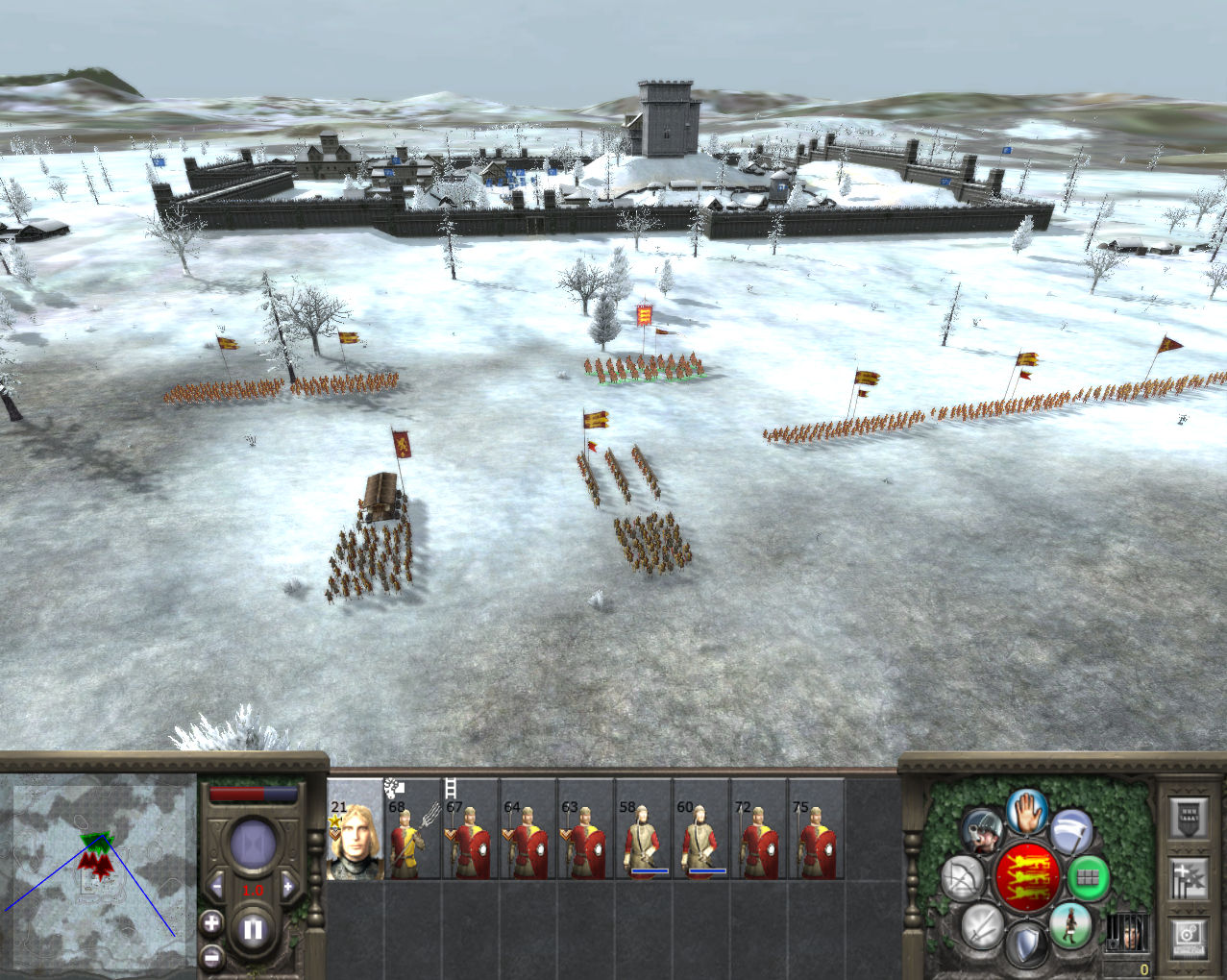 Battle view