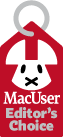 MacUser Editors' Choice badge