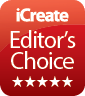 iCreate Editor's Choice badge