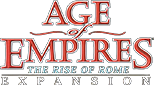 Age of Empires - The Rise of Rome expansion logo