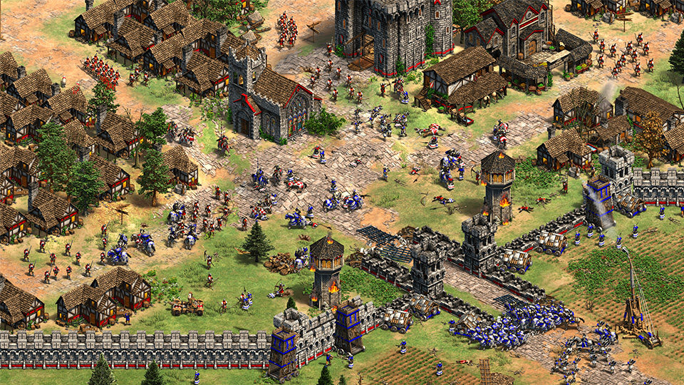 <strong>8-PLAYER SKIRMISHES</strong> <span>Sharpen your skills in highly customisable battles against up-to 7 AI&nbsp;opponents, across a huge range of maps and game modes.</span>
