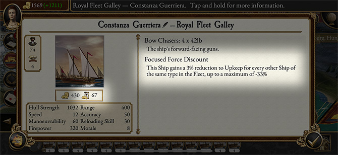 ROYAL FLEET GALLEY UNIT CARD WITH LARGE DISCOUNT APPLIED