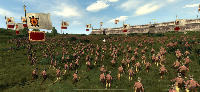NATIVE ARMY ATTACKING SPAIN