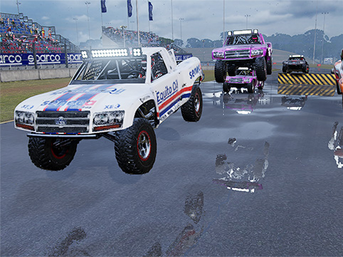 <strong>PERFEKT GETUNT</strong><span>Umfasst das volle Programm an DLCs: Classic Car-Nage Destruction Derby, Drift- und Ausdauer-Modi, weitere Karriere- und Story-Events sowie Bonuswagen und -strecken.</span>