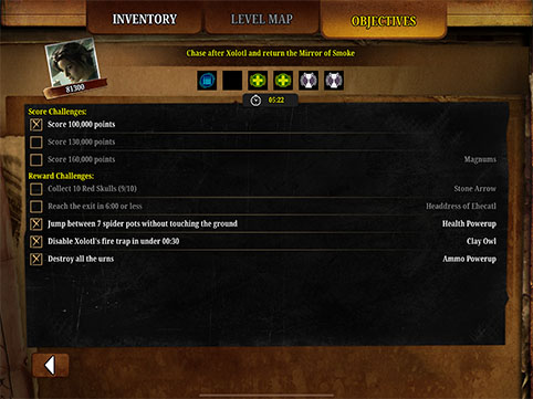 <strong>SPIELE IMMER UND IMMER WIEDER!</strong> Übertriff den Highscore, nimm Nebenaufgaben in Angriff und entdecke in jedem Level versteckte Sammelobjekte.