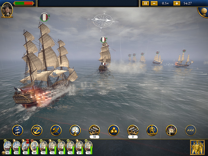 <strong>MAÎTRISEZ LE CHAMP DE BATAILLE</strong> Dirigez des milliers de soldats dans des affrontements 3D colossaux sur terre et sur mer, dans vos propres campagnes ou dans des batailles historiques. Organisez la victoire de Napoléon face à l'Autriche et à la Russie à Austerlitz, réécrivez les défaites de sa marine au Nil et à Trafalgar, et combattez aux côtés de la Grande-Bretagne ou de la France lors de l'affrontement final à Waterloo.