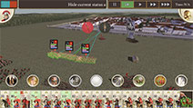 Des archers romains essayent de chasser l'envahisseur carthaginois qui occupe la capitale.