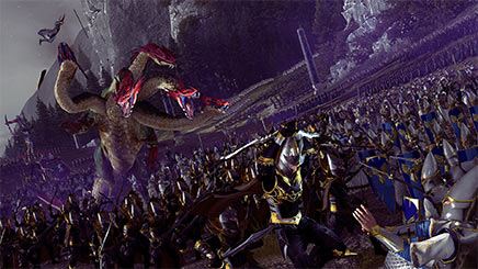 Kommandiert Hochelfen, Echsenmenschen, Dunkelelfen oder Skaven in der Kampagne<br>